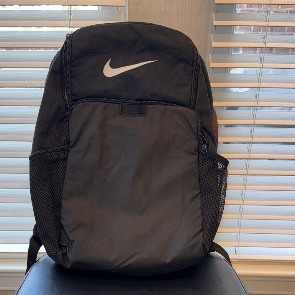 Nike Black and Gray Men's Backpack